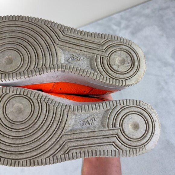 Nike Air Force 1 Just Do It Bright Orange Men’s Sneakers Size 8 US - AR7719-800 - Picture 16 of 16